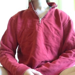 Quarter-zip sweatshirt, women’s large